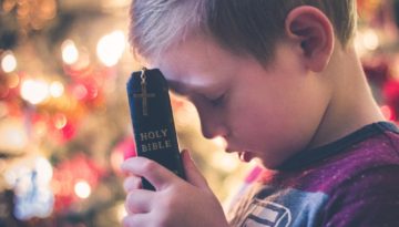 boy praying